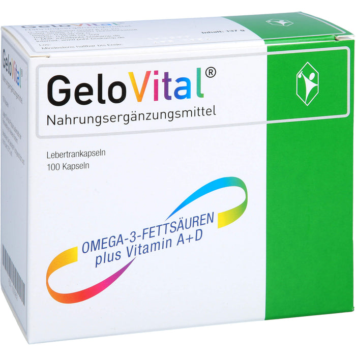 GeloVital Lebertrankapseln, 100 pcs. Capsules