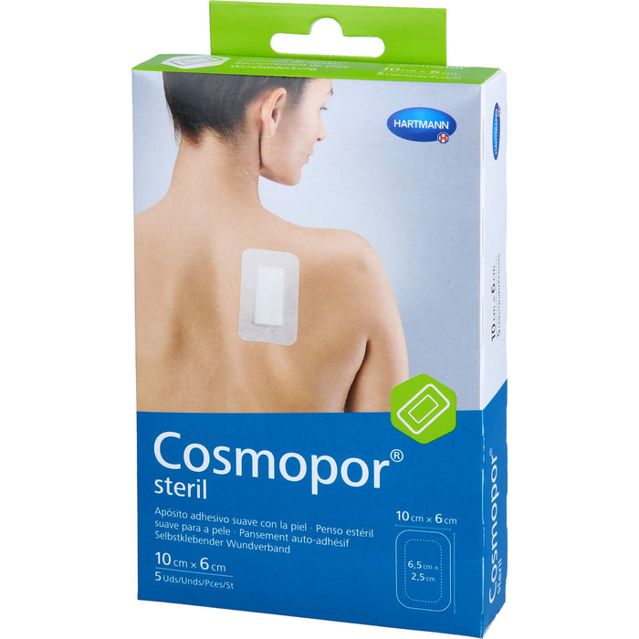 COSMOPOR STERIL 10X6CM, 5 pcs. Patch