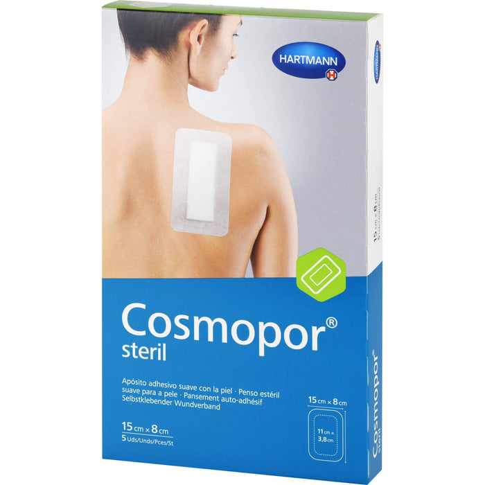 COSMOPOR STERIL 15X8CM, 5 St PFL