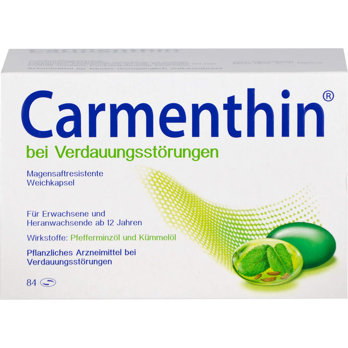 Carmenthin Weichkapseln bei Verdauungsstörungen, 84 pcs. Capsules