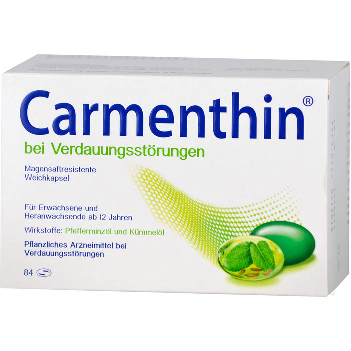 Carmenthin Weichkapseln bei Verdauungsstörungen, 84 pcs. Capsules