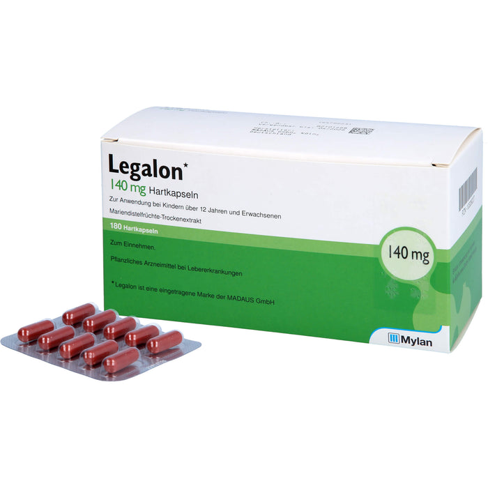 Legalon 140 kohlpharma Hartkapseln, 180 St HKP