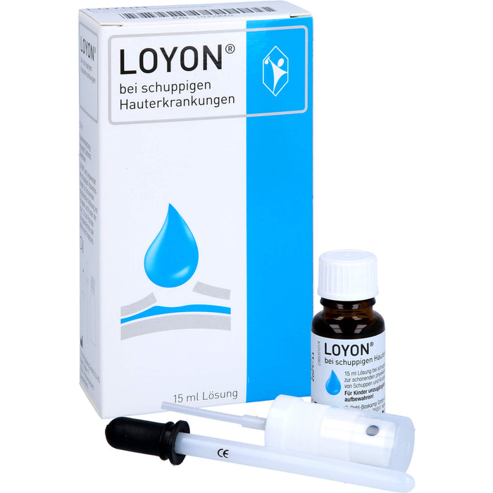 LOYON bei schuppigen Hauterkrankungen, 15 ml Solution