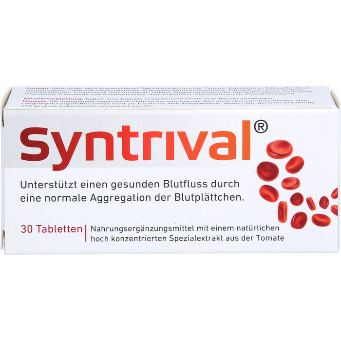 Syntrival unterstützt einen gesunden Blutfluss Tabletten, 30 pc Tablettes