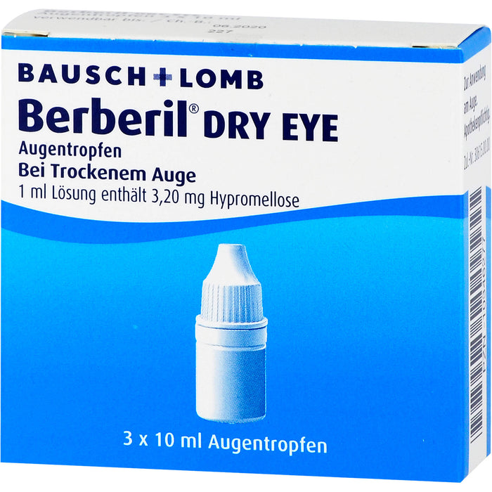 Berberil Dry Eye Augentropfen bei trockenem Auge, 30 ml Lösung