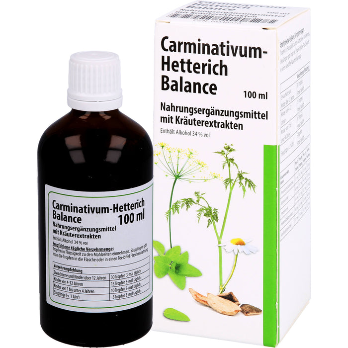 Carminativum-Hetterich Balance Tropfen, 100 ml Lösung