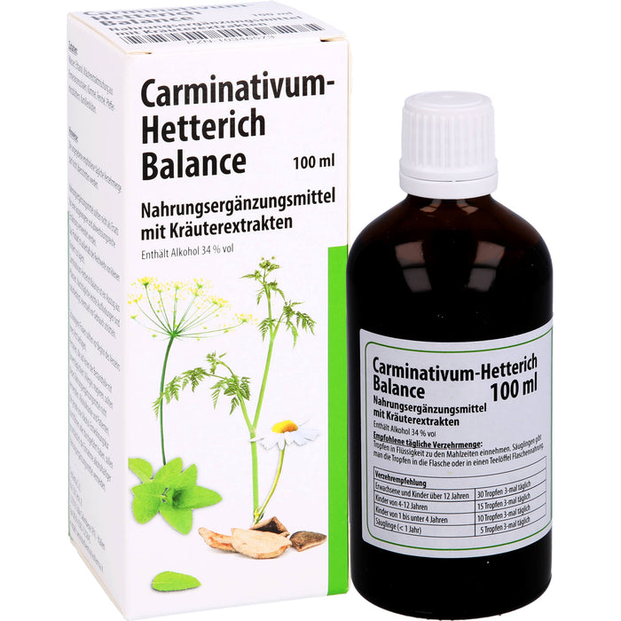 Carminativum-Hetterich Balance Tropfen, 100 ml Lösung