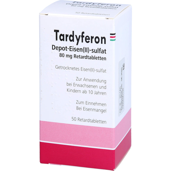 Tardyferon Depot-Eisen(II)-sulfat 80 mg Eurim Retardtabletten, 50 St. Tabletten