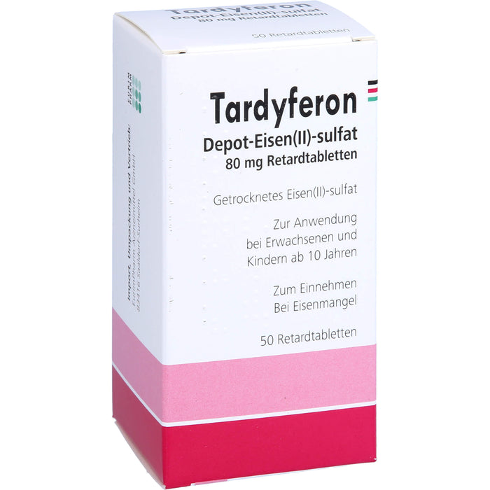 Tardyferon Depot-Eisen(II)-sulfat 80 mg Eurim Retardtabletten, 50 St. Tabletten