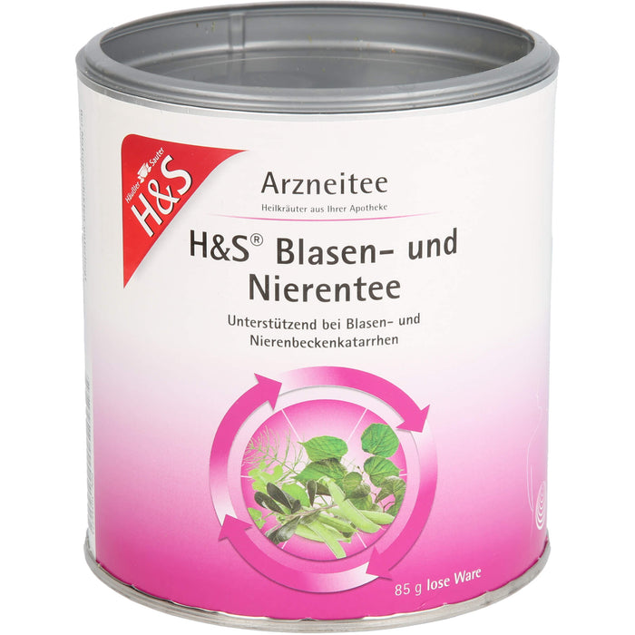 H&S Blasen- und Nierentee unterstützend bei Blasen- und Nierenbeckenkatarrhen, 85 g Thé