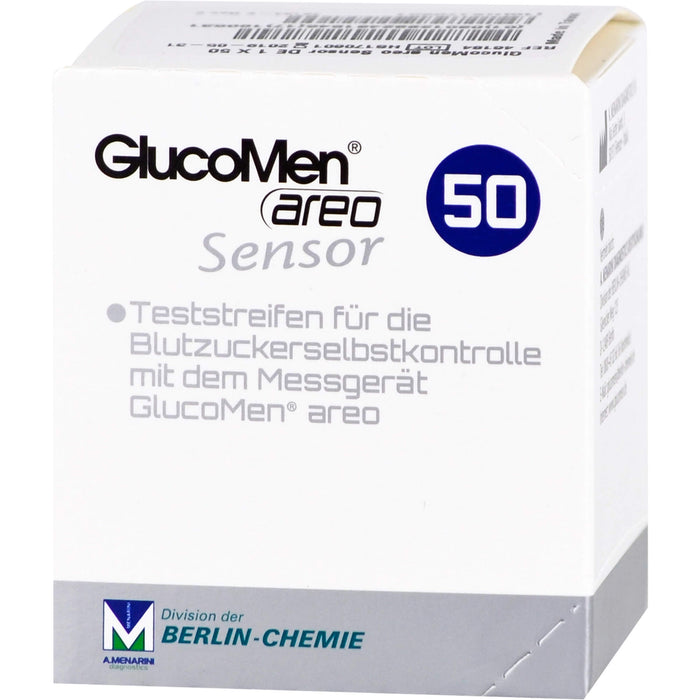 GlucoMen areo Sensor Teststreifen, 50 pc Bandelettes réactives