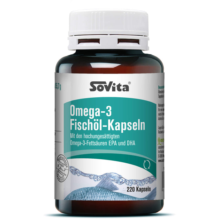 Sovita care Omega-3 Fischöl-Kapseln, 220 St WKA