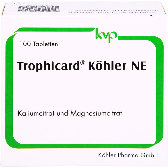 Trophicard Köhler NE Tabletten, 100 pc Tablettes