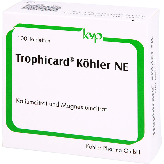 Trophicard Köhler NE Tabletten, 100 pcs. Tablets