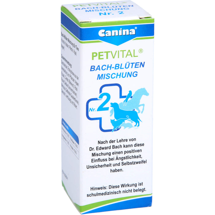 PETVITAL Bach-Blüten Mischung Nr. 2 Globuli, 10 g Globuli