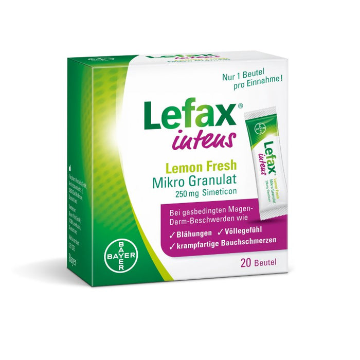 Lefax intens Lemon Fresh Mikro Granulat, 20 pc Sachets