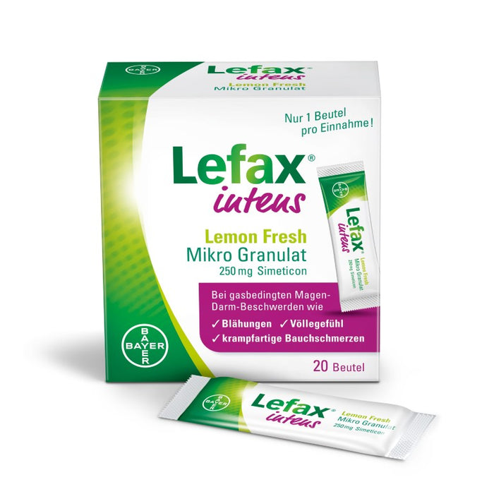 Lefax intens Lemon Fresh Mikro Granulat, 20 pc Sachets