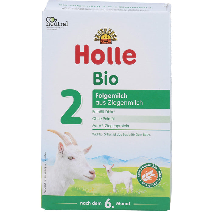 Holle Bio 2 Folgemilch aus Ziegenmilch, 400 g Powder