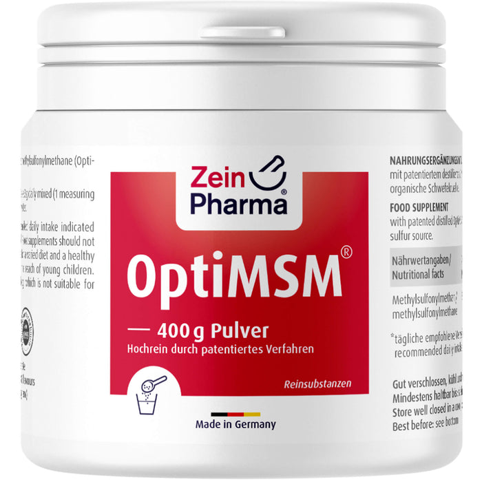ZeinPharma OptiMSM 400 g Pulver, 400 g Pulver