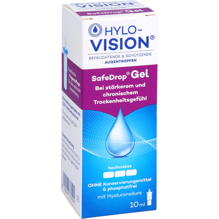Hylo-Vision SafeDrop Gel, 10 ml Solution