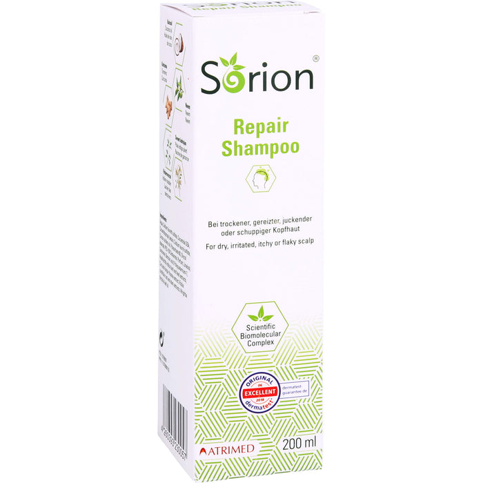 Sorion Shampoo für trockene empfindliche Kopfhaut, 200 ml Shampoo