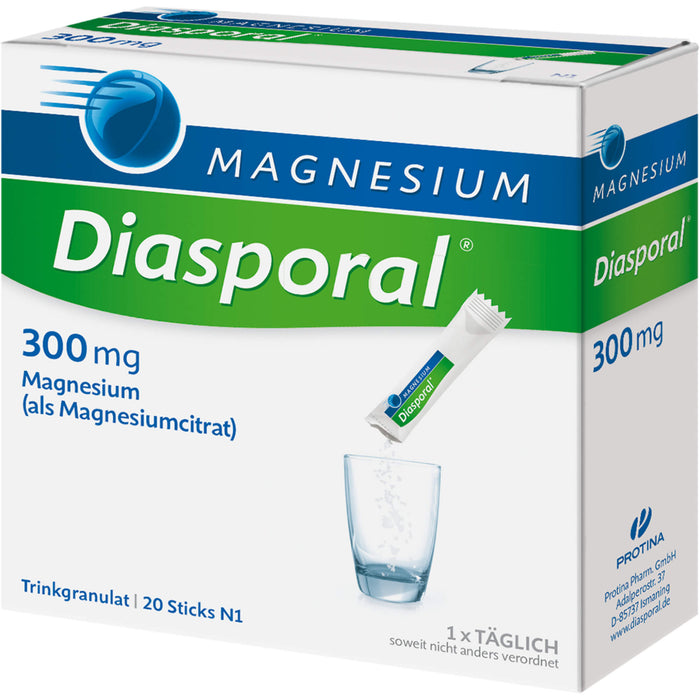 Magnesium Diasporal 300 mg Trinkgranulat, 20 pc Sachets
