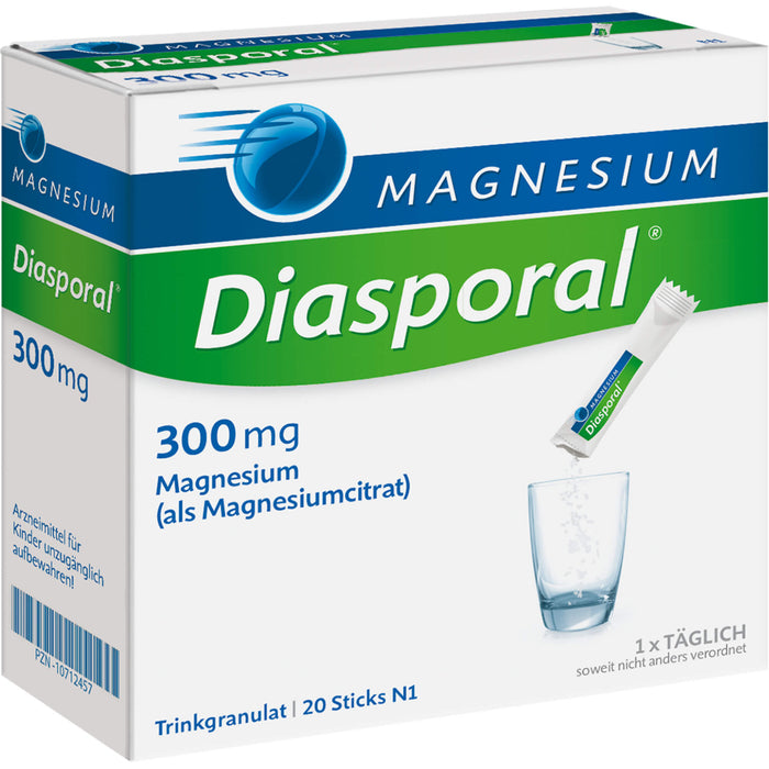 Magnesium Diasporal 300 mg Trinkgranulat, 20 pc Sachets