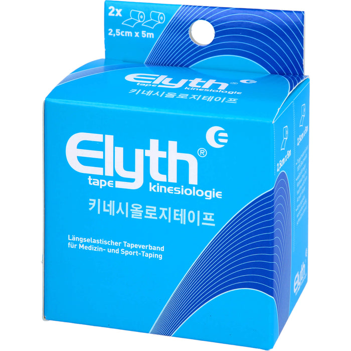 KINESIOLOGIE TAPE ELYTH 2,5cmx5m B, 2 St BAN