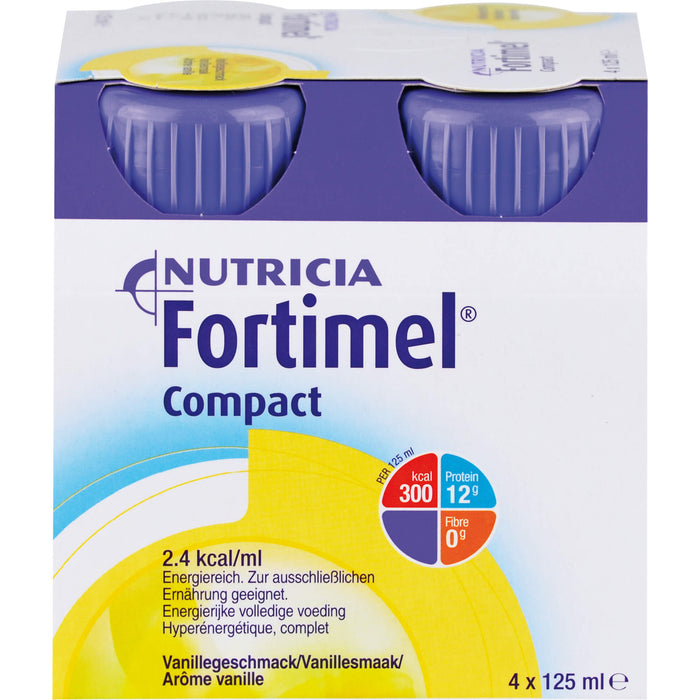 NUTRICIA Fortimel Compact 2,4 Vanillegeschmack Trinknahrung, 500 ml Lösung