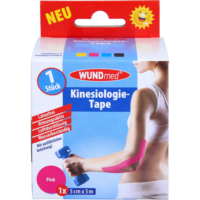 KINESIOLOGIE TAPE 5CMX5M PINK, 1 St