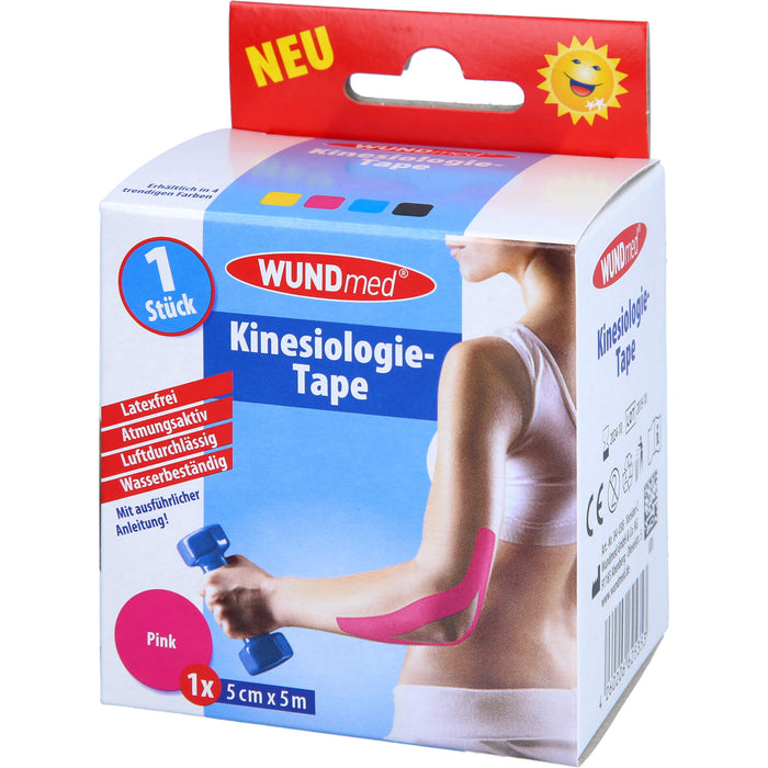 KINESIOLOGIE TAPE 5CMX5M PINK, 1 St