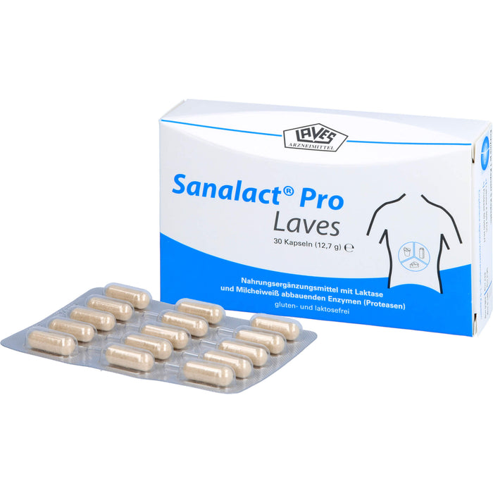 Sanalact Pro Laves Kapseln, 30 pc Capsules