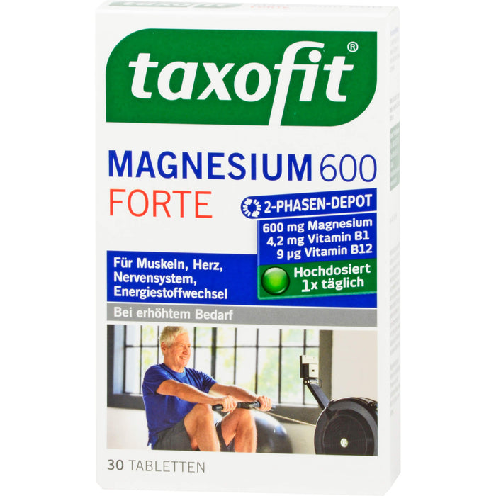 taxofit Magnesium 600 Forte Depot Tabletten, 30 St TAB