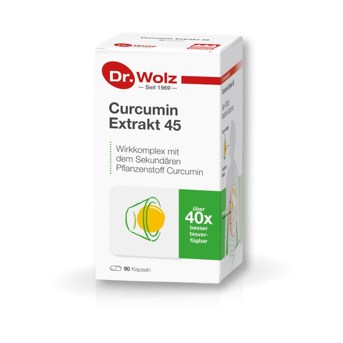 Dr. Wolz Curcumin Extrakt 45 Kapseln, 90 pc Capsules