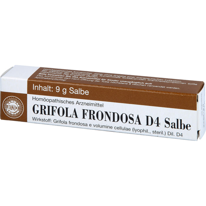 Grifola frondosa D4 Salbe, 9 g Ointment