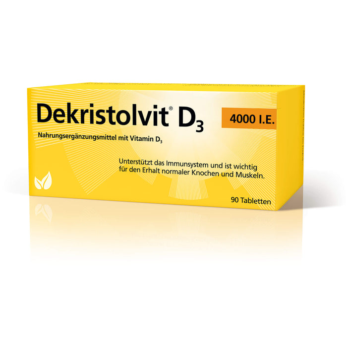 Dekristolvit D3 4000 I.E. Tabletten, 90 pcs. Tablets