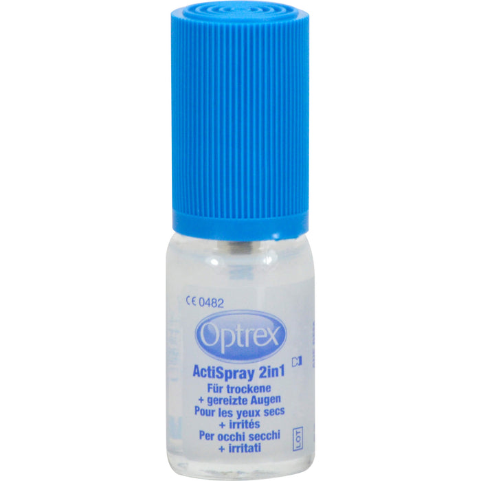 Optrex ActiSpray 2in1 für trockene + gereizte Augen, 10 ml Solution