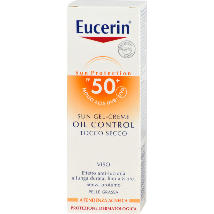 Eucerin Oil Control Face Sun Gel-Creme LSF 50+, 50 ml Crème