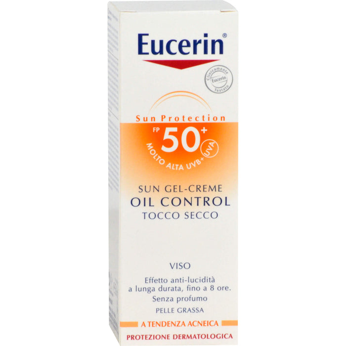 Eucerin Oil Control Face Sun Gel-Creme LSF 50+, 50 ml Crème