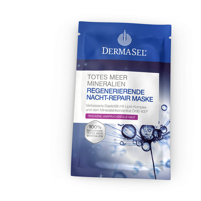 DERMASEL Regenerierende Nacht-Repair Maske für trockene Haut, 12 ml Masque facial