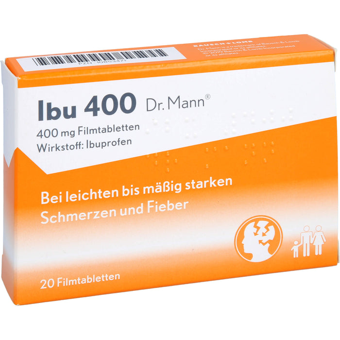 Ibu 400 Dr. Mann, 20 pc Tablettes