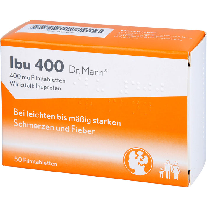 Ibu 400 Dr. Mann, 50 pc Tablettes