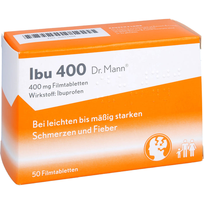 Ibu 400 Dr. Mann, 50 pcs. Tablets