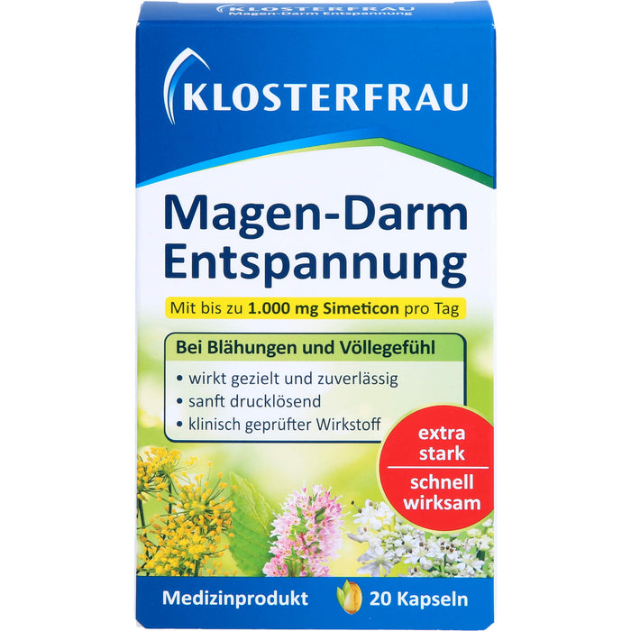 Klosterfrau Magen-Darm Entspannungs-Kapseln, 20 St. Kapseln