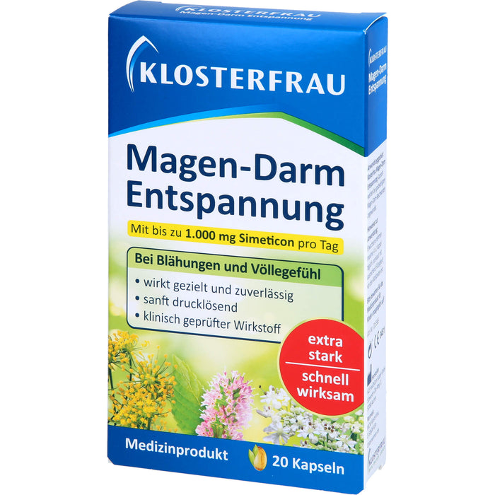 Klosterfrau Magen-Darm Entspannungs-Kapseln, 20 pc Capsules