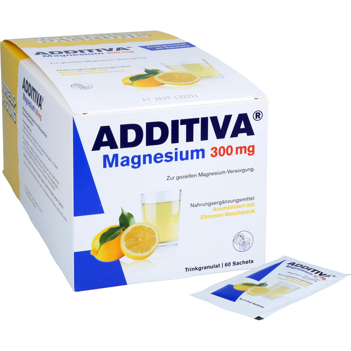 ADDITIVA Magnesium 300 mg Sachets, 60 pc Sachets