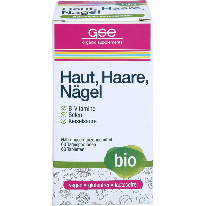 GSE phyto vitamins Haut, Haare, Nägel Komplex Tabletten, 60 pc Tablettes