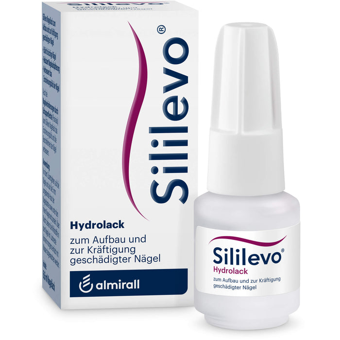 Sililevo Hydrolack zum Aufbau geschädigter Fuß- und Fingernägel Nagellack, 6.6 ml Lösung