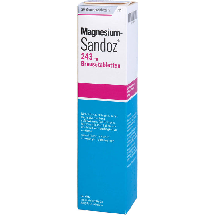 Magnesium-Sandoz 243 mg Brausetabletten, 20 pc Tablettes