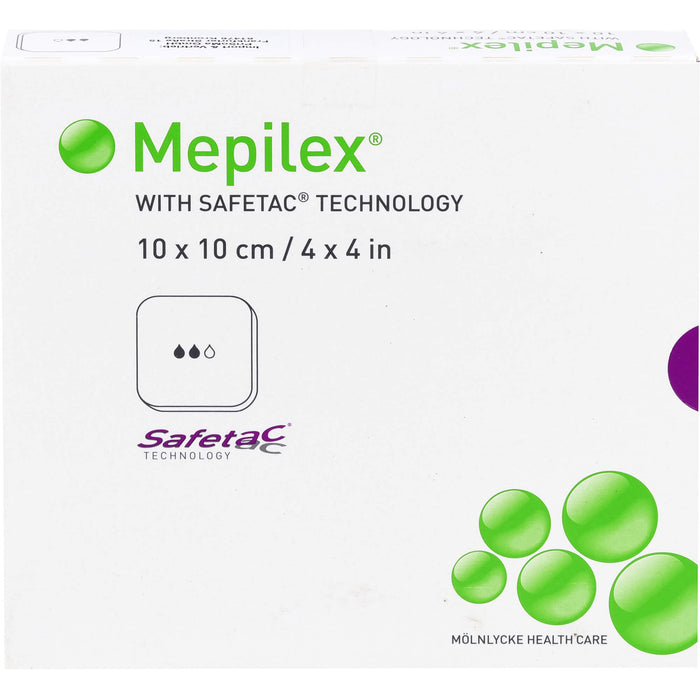 MEPILEX 10x10cm Schaumverband, 5 St